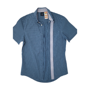 Tommy Hilfiger Men's Gingham Adaptive Magnetic Shirt Size S