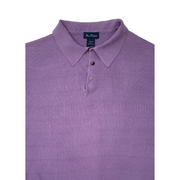 Paul Fredrick Men's 100% Silk Knit Sweater Polo Shirt Size XL