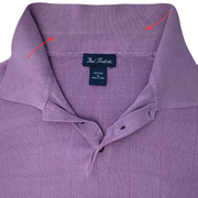 Paul Fredrick Men's 100% Silk Knit Sweater Polo Shirt Size XL