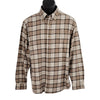 Weatherproof Vintage Brown Plaid Flannel Shirt