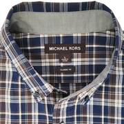 Michael Kors Men's Classic Fit Button-Down Shirt Size L