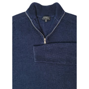 Express Quarter Zip Ribbed Knit Sweater