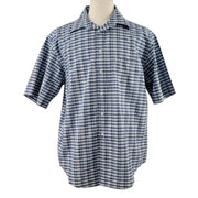 Turnbury Short Sleeve Plaid Shirt Large Front view