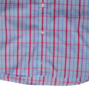 Tailorbyrd Red Multi Gingham Button Down Shirt