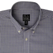 Jos. A. Bank Traveler's Collection Micro-Check Shirt Size M