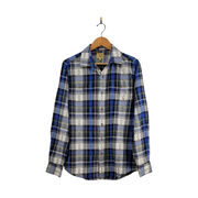 True Craft Men's Two Button Flannel Shirt Size M - NWT
