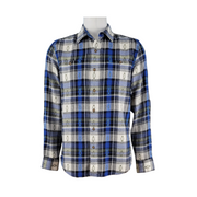 True Craft Men's Two Button Flannel Shirt Size M - NWT