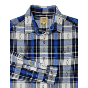 True Craft Men's Two Button Flannel Shirt Size M - NWT