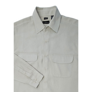 George Men's Sueded Button-Up Shirt Size M