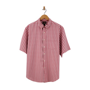 Cremieux 1971 Premium Denim Short Sleeve Plaid Shirt Size XXL
