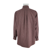 Daniel Cremieux Classics Button-Down Shirt | Classic Fit | Size L | Back view | Box pleat yoke | Single-button barrel cuffs