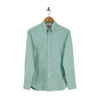 Mango Man Men's Seersucker Cotton Shirt Slim Fit Size S. Front view on a hanger