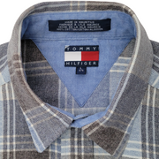 Tommy Hilfiger Vintage Men’s Plaid Button-Down Shirt Size L
