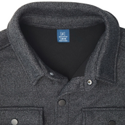 George Men's Fleece Knit Shirt Jacket Size L