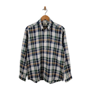Southern Pines Men’s Plaid Button-Down Shirt Size L
