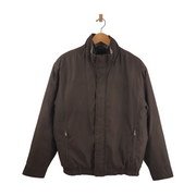 Weatherproof Men's Brown Insulated Full-Zip Jacket Size L
