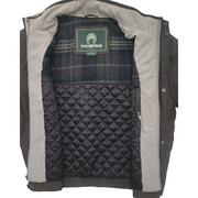 Weatherproof Men's Brown Insulated Full-Zip Jacket Size L