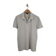 Express Men's Textured Knit Johnny Collar Polo Shirt Size L
