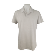 Express Men's Textured Knit Johnny Collar Polo Shirt Size L