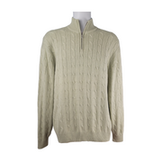 Daniel Cremieux Classics Men’s Cable Knit Quarter-Zip Sweater Size XXL - NEW