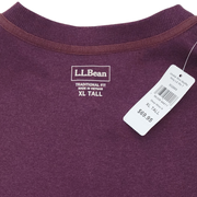L.L. Bean Men's Unshrinkable Mini-Waffle Henley Size XL Tall - NEW