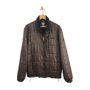 Timberland Men's Brown Quilted Puffer Jacket Size XL