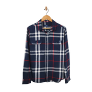 George Men's Long Sleeve Soft Flannel Shirt Size L