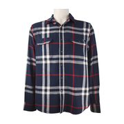 George Men's Long Sleeve Soft Flannel Shirt Size L