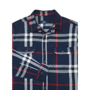 George Men's Long Sleeve Soft Flannel Shirt Size L