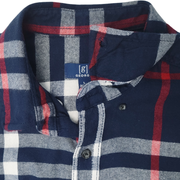 George Men's Long Sleeve Soft Flannel Shirt Size L