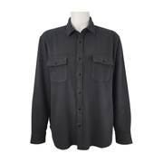 Lucky Brand Men’s Classic Fit Utility Solid Flannel Shirt Size XXL