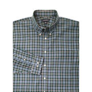 Lands’ End Men’s Plaid Men’s Plaid Oxford Shirt Size 17