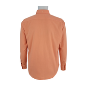 Ralph Lauren Blue Label Men’s Button-Down Shirt - Orange, Gingham-Lined - Size L