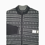 Geoffrey Beene Men’s Full Zip Patterned Sweater Size XL - NWT