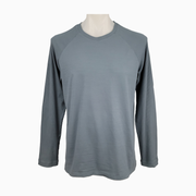 BOSS Men's Long Sleeve Raglan T-Shirt – Blue-Gray – XL