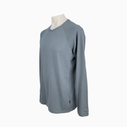 BOSS Men's Long Sleeve Raglan T-Shirt – Blue-Gray – XL