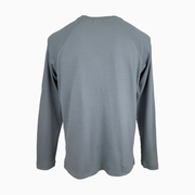 BOSS Men's Long Sleeve Raglan T-Shirt – Blue-Gray – XL