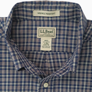 L.L.Bean Wrinkle-Resistant Plaid Button-Down Shirt – Size L