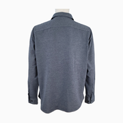 DKNY Men's Knit Cotton Long Sleeve Button-Front Shirt – Size XL