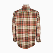 Eddie Bauer Men's Plaid Flannel Shirt – 100% Cotton – Size L