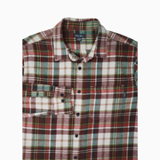Eddie Bauer Men's Plaid Flannel Shirt – 100% Cotton – Size L