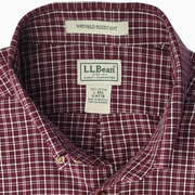 L.L.Bean Wrinkle-Resistant Plaid Button-Down Shirt – Size L (Regular)