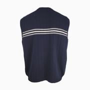 Nautica Vintage 90s Sweater Vest – Navy Blue – Size L