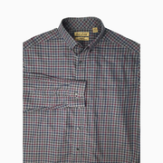Gold Label Roundtree & Yorke Gray Plaid Button-Down Shirt – Size LT