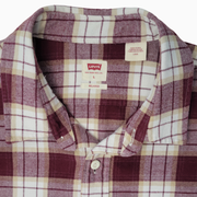 Levi's Men's Relaxed Fit Plaid Button-Up Flannel Shirt – Size L