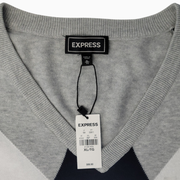 Express Men’s Argyle Sweater – XL – NEW
