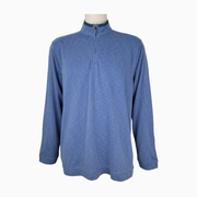 Johnston & Murphy Men's Slub Quarter Zip Pullover – XL – NEW