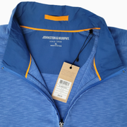 Johnston & Murphy Men's Slub Quarter Zip Pullover – XL – NEW