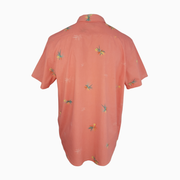 Billabong Sundays Mini Printed Button-Down Shirt – Coral – XL