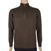 Eddie Bauer Griffin Classic Fit Sweater Medium Brown Front View